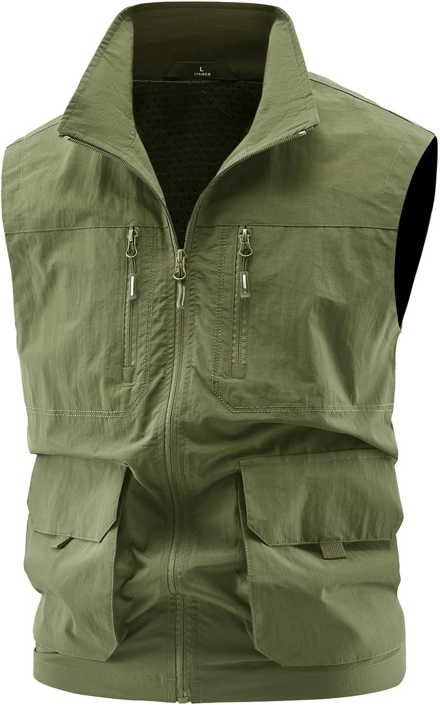 Shunking Vest Jacket Men Sleeveless Shirt Multi Pocket Mens | Hiking On Open Trails,Uv Protection Daily Wear,Summer Camping,Cycling,Beach Volleyball,Outdoor Work,Park Picnics,Fishing