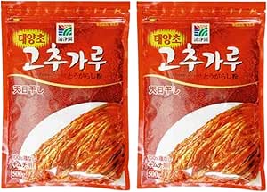 [O'Food]【唐辛子粉 고추가루 1kg (キムチ用 500g 2袋セット)】 無添加 唐辛子 調味料 香辛料 業務用 とうがらしパウダー コチュカル 韓国料理 韓国調味料 中国