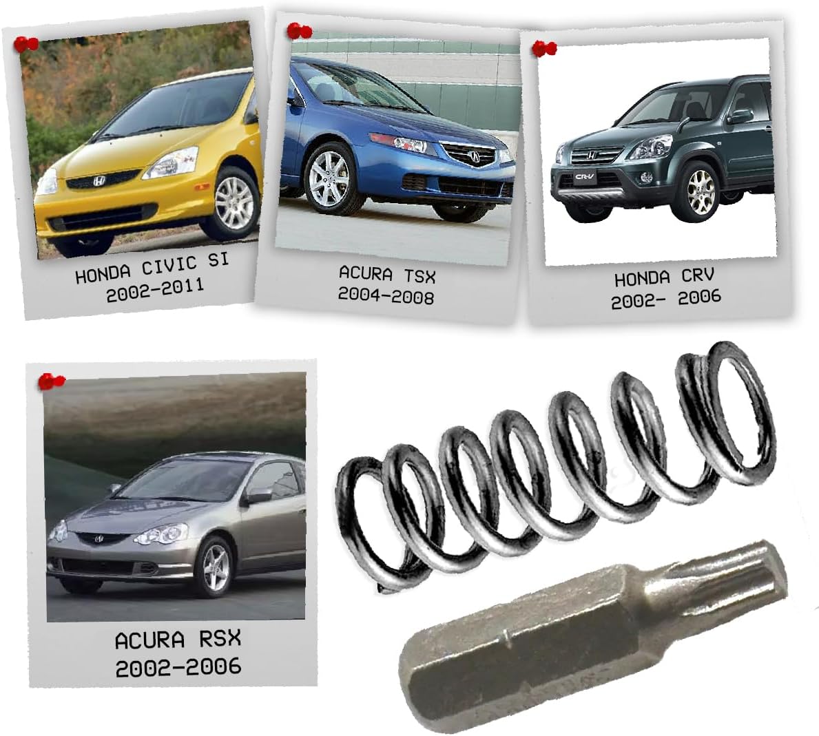 RBB & RBC VTC Actuator Spring Gear Kit for Honda Civic, CRV (With Bit)