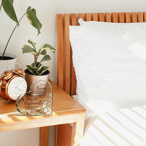 Vista 110 de Spiareal Regalos de amigos para mujeres, placa de amistad para mejor amiga, Acción de Gracias, Navidad, mejor hermana de flores, regalo