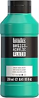 Vista 54 de Liquitex BASICS Pintura Acrílica Fluida, Botella de 118ml (4 oz), Tono Verde Hookers Permanente