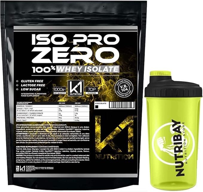 title=ISO PRO ZERO 2 Kg Proteine 100% Whey Isolate con Vb104- K1 Nutrition SENZA