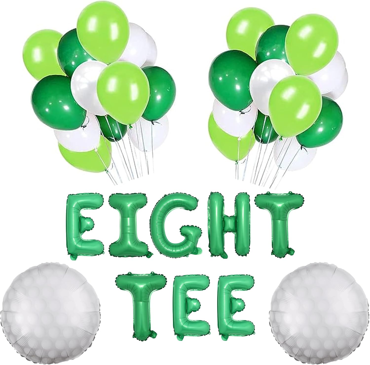 100% LIKED-Eight Tee Balloon Banner, 80th Birthday Golf Theme Birthday, Eight Tee Birthday Golf Party Eight Tee Golf Party Decor, Golf Theme 80th Birthday Party, Eight-Tee Golf Party Decorations