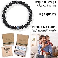 Vista 10 de Unique Bracelet Gifts To Son Grandson Dad Boyfriend Husband Brother Nephew Uncle Grandpa