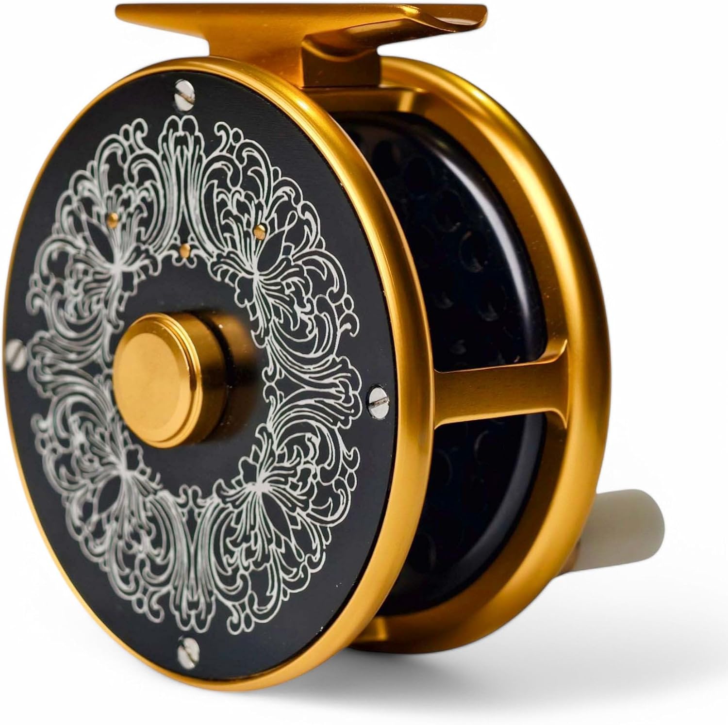 Retro Trout Fly Reel | Classic S-Handle Design | 6061-T6 Aluminum | LHW/RHW Convertible | 2.5''/3''/3.5'' Sizes (black12, 2.5'' for 2/3/4wt, Ambidextrous (No Agate Guide))