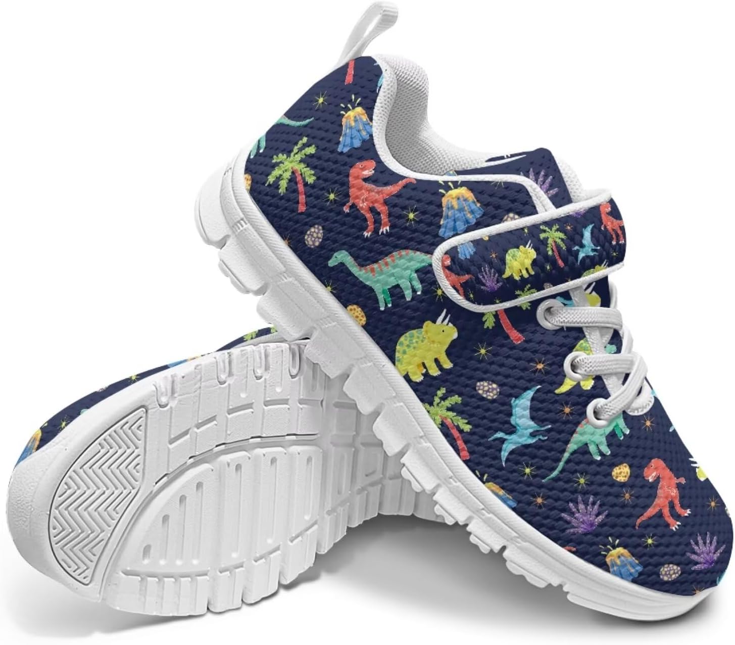 Forchrinse Corgi Print Girls Shoes Non Slip Tennis Running Shoes for Kids Toddler Fashion Sneakers Lightweight Sport Strap Athletic Sneakers for Little Kids Blue Size 11-2.5