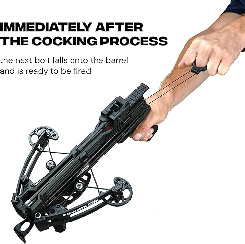 Miniatura 22 de BALLISTA BAT Compound Mini Crossbow - Small Crossbow for Hunting, Fishing and Target - 300 FPS, 130 Lbs, 2.46 lbs