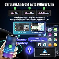 Vista 3 de Kunfine Tesla Style Car CarPlay Android Auto Navigation Stereo GPS Radio Camera 9.7" IPS Touchscreen Headunit Tablet Media Player for Ford Kuga 9.7