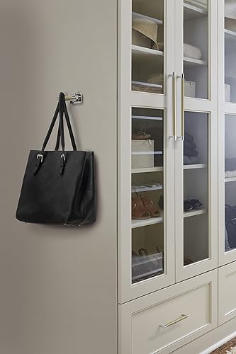 Vista 210 de Amerock BH26615PNBBZ Toallero de níquel pulido/champán dorado Toallero de 24 pulgadas (24.016 in) Esquire Toallero de baño Accesorios