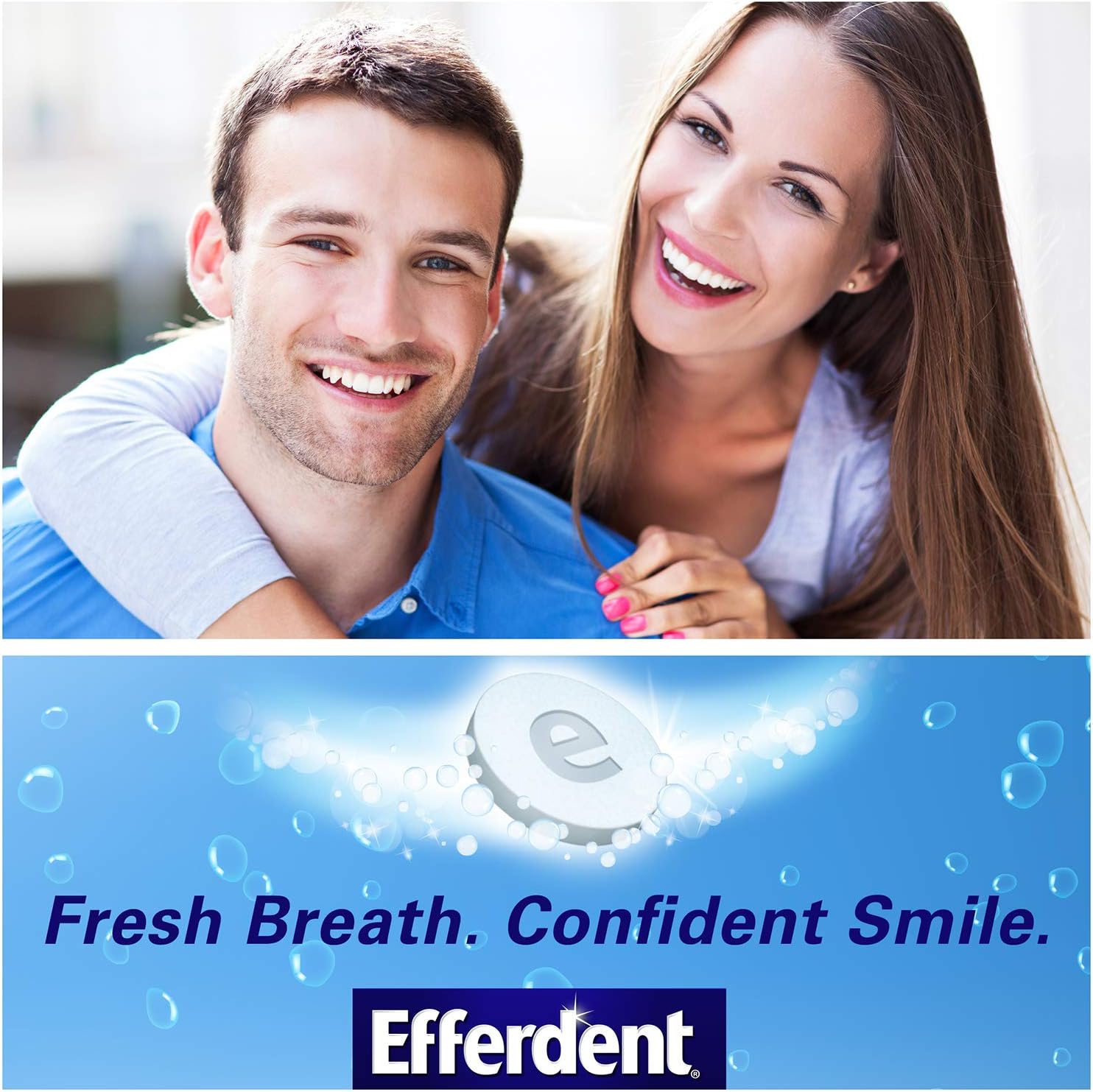 Efferdent PM Denture Cleanser Tablets, Overnight Whitening, 90 Count : Beauty & Personal Care