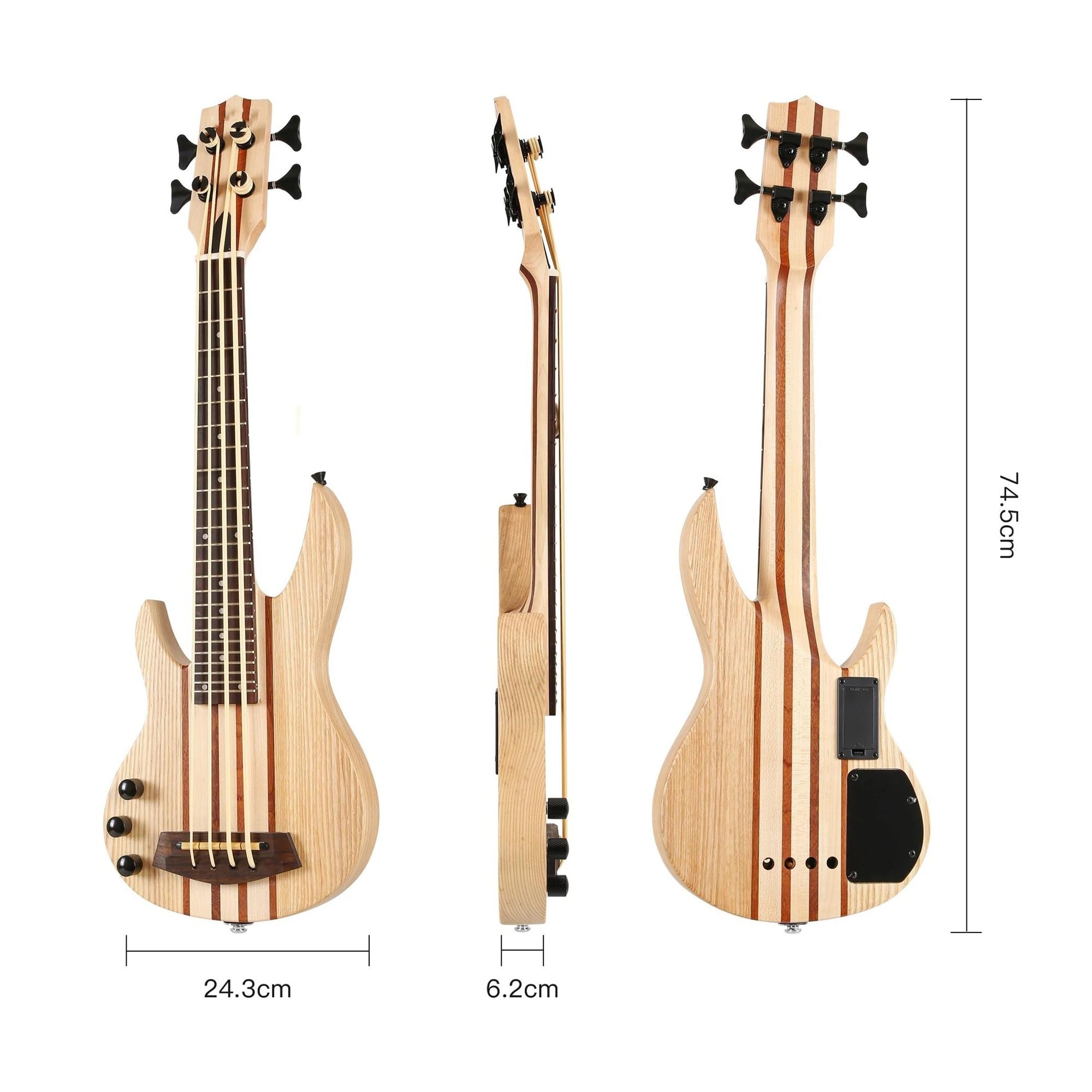 W Zestawie Torba Koncertowa Na Elektryczny Akustyczny Bas Ukulele Odpowiednia Dla Początkujących Ukulele Dla Dorosłych