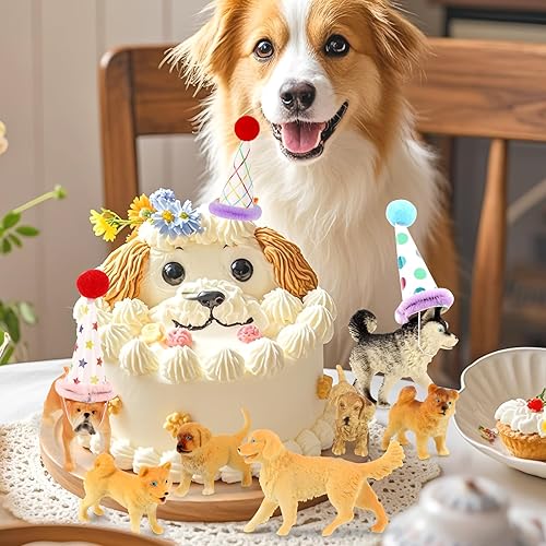 Miniatura 105 de Hooqict 26 piezas de decoraciones de pasteles de los años 80 y 90, decoraciones retro de los años 80 de hip hop con bolas de purpurina para cupcakes