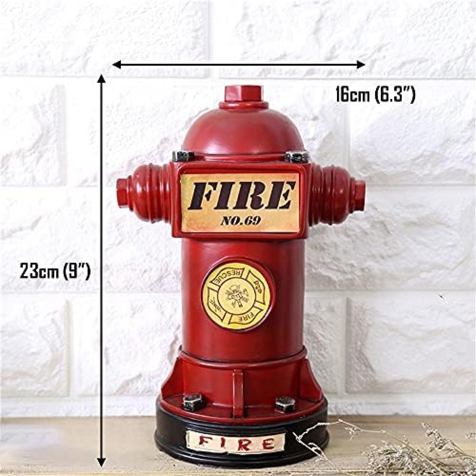 American Industrial Style Retro LOFT Feuerhydrant Home Kreative Requisiten Bar Dekorationen Display Merchandise Ornamente,Rot