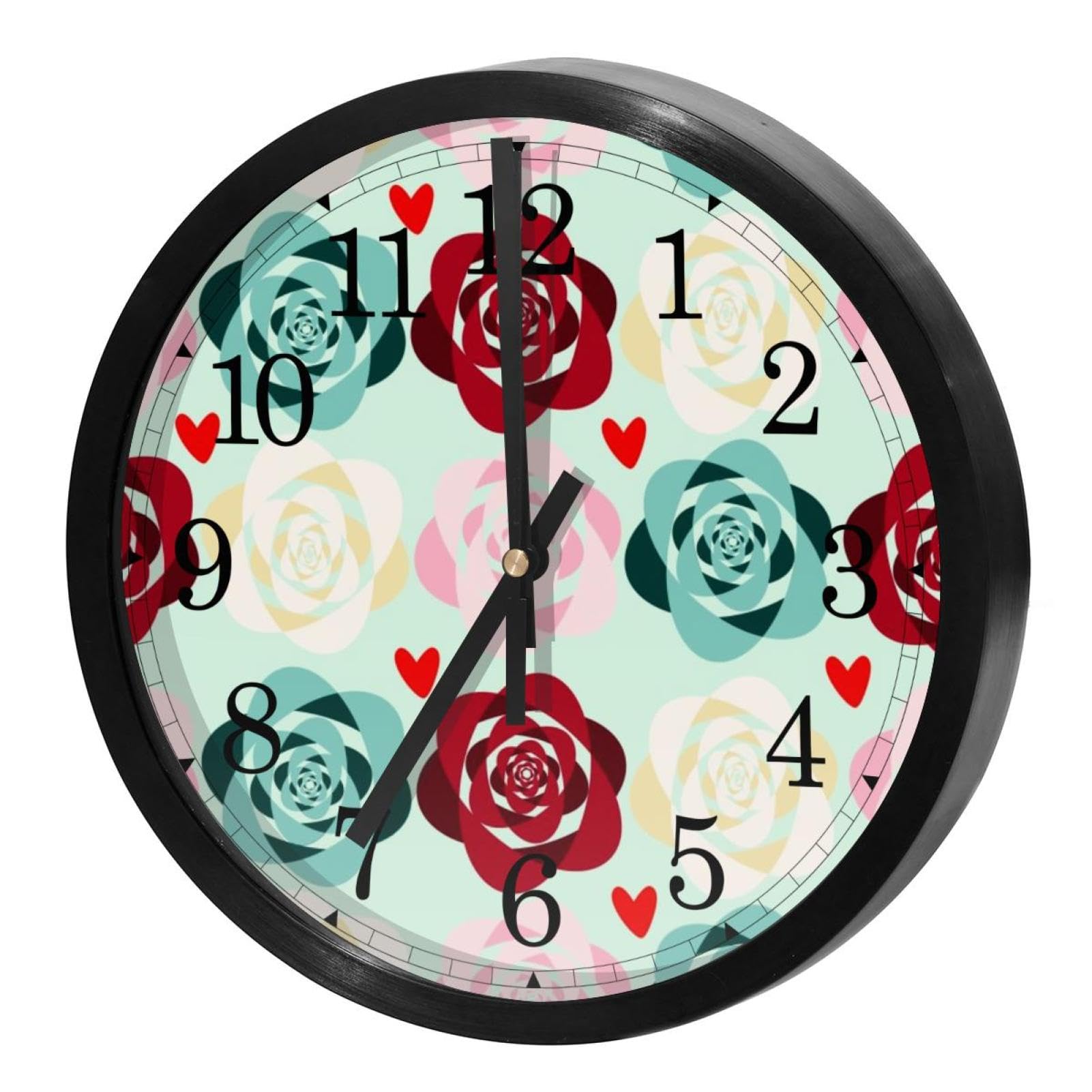 Horloge murale à quartz sans tic-tac pour chambre et concentration école
