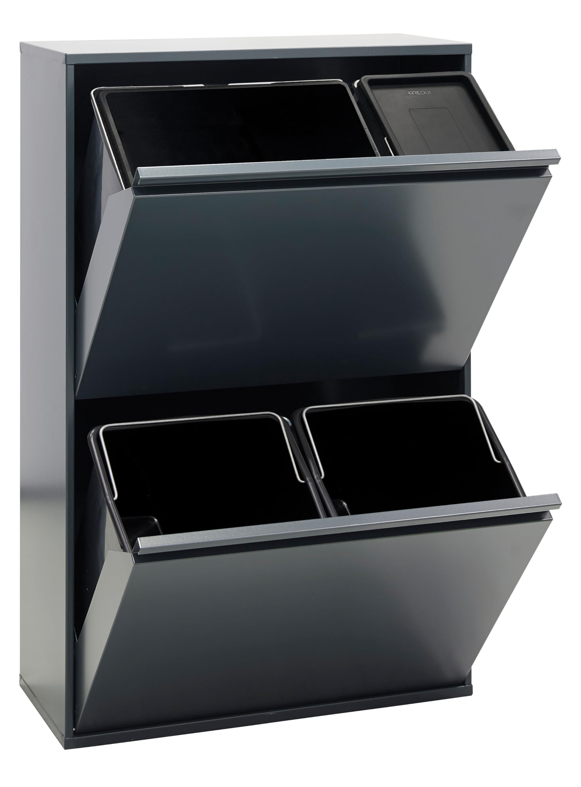 Arregui Basic CR604-B2 Mülltrennsystem aus Stahl – Bild 2
