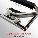 Guitar Capo for Acoustic and Electric Guitars - Adjustable Capo with Memory Tension-Bright Chrome Color.