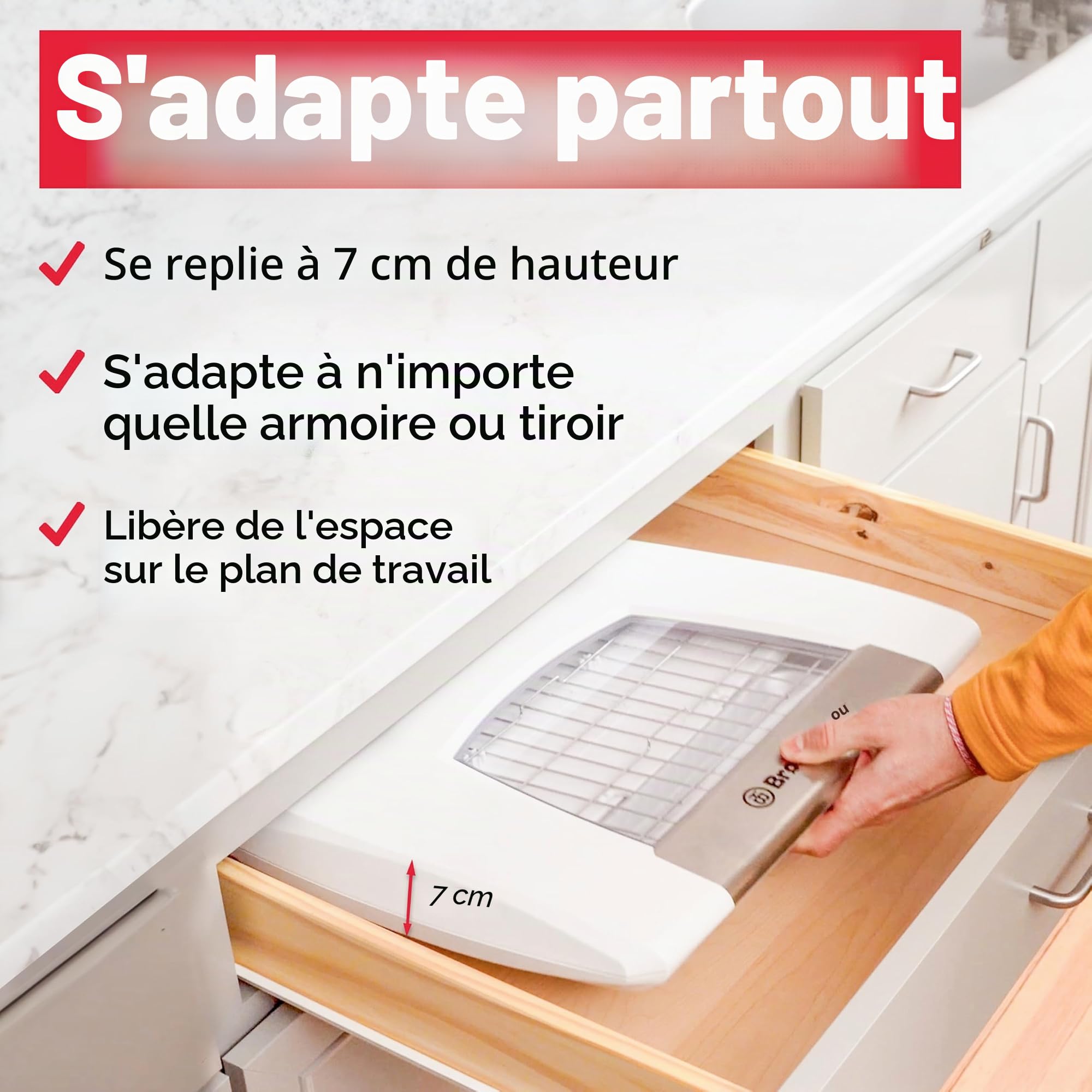 Brod & Taylor Chambre de pousse pliable avec étagère intégrée pour fermentation du pain et levain, contrôle précis de la température, pour boulangerie maison