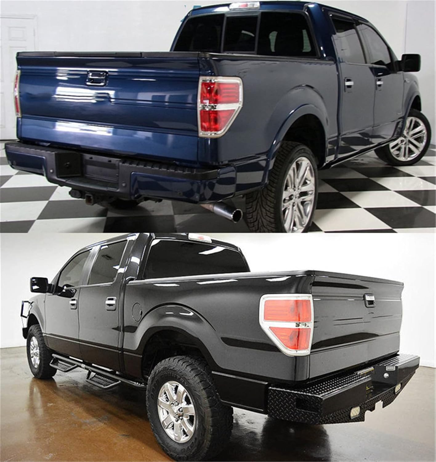 munirater Pair of LH & RH Tail Light Assembly Replacement for 2009-2014 F150, Replaces Tail Light Rear Brake Lamp Driver & Passenger Side FO2818143 FO2819143