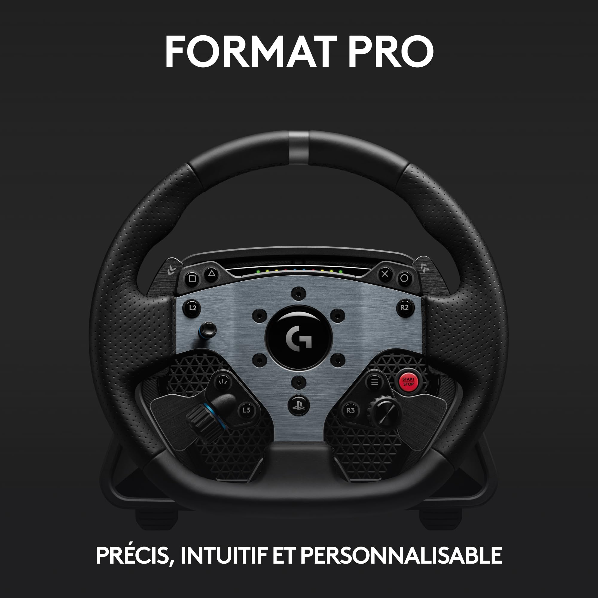 Logitech PRO Racing Wheel + PRO Racing Pedals pour PS5, PS4 et PC