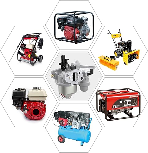 Miniatura 5 de RUTU Carburador GX160 con juego de juntas de repuesto para Powersports CT200U KT196 196cc 5.5HP 6.5HP OHV Engine Go Kart Carb