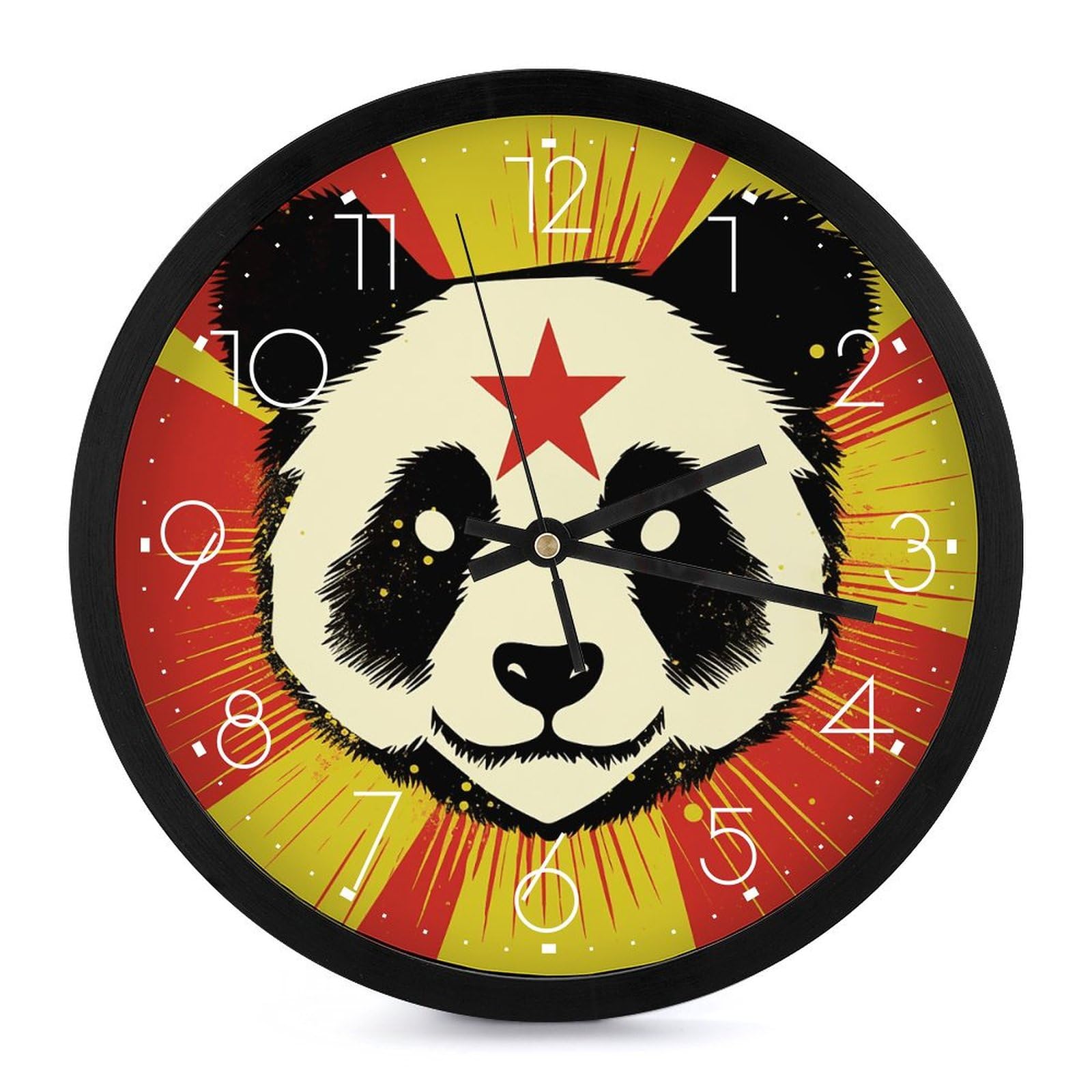 Horloge murale moderne au mécanisme sans tic-tac à pile pour cuisine et bureau