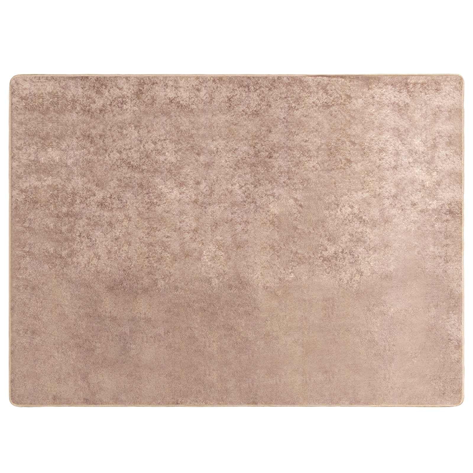 Tapis de couloir sable 300x400 cm en velours de polyester lavable Marsa