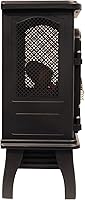 Vista 3 de duraflame® Calentador eléctrico de estufa de chimenea de cuarzo infrarrojo 3D, negro