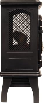 duraflame 3D Infrared Quartz Electric Fireplace Stove Heater, Black