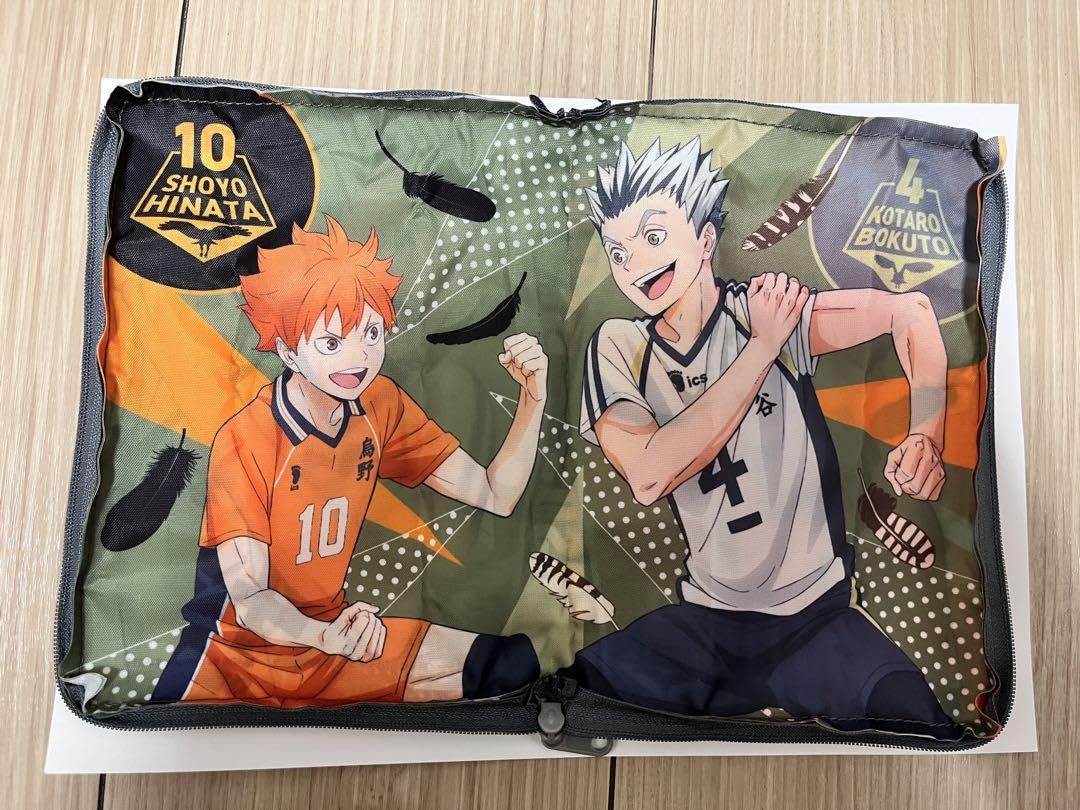 Amazon.co.jp: ハイキュー!!ダブルビジュアルポーチ 日向翔陽 木