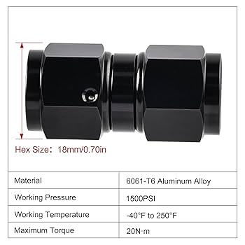 Amazon.com: EVIL ENERGY 6AN Female to 6AN Female Straight