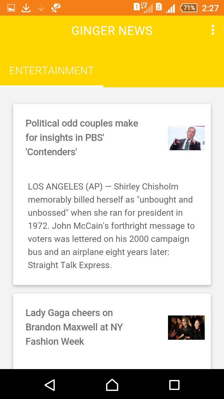 Ginger news - App on Amazon Appstore