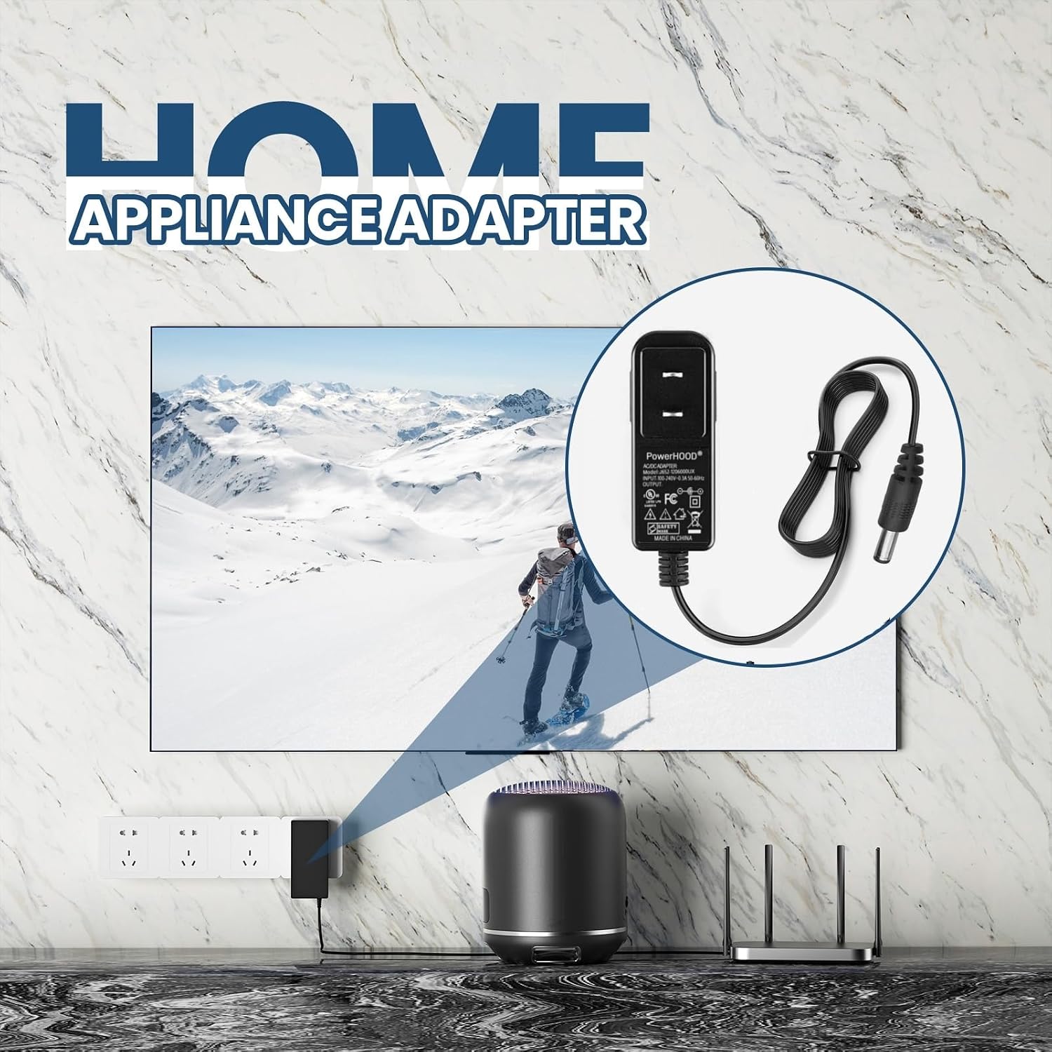 UL Listed 12V AC/DC Adapter Compatible with Yamaha PSR-E483 PSRE483 PSR E483 61-Key Portable Keyboard 12VDC DC12V 12volt 12.0 Volts Power Supply Cord Wall Plug Charger Cable PSU image 4