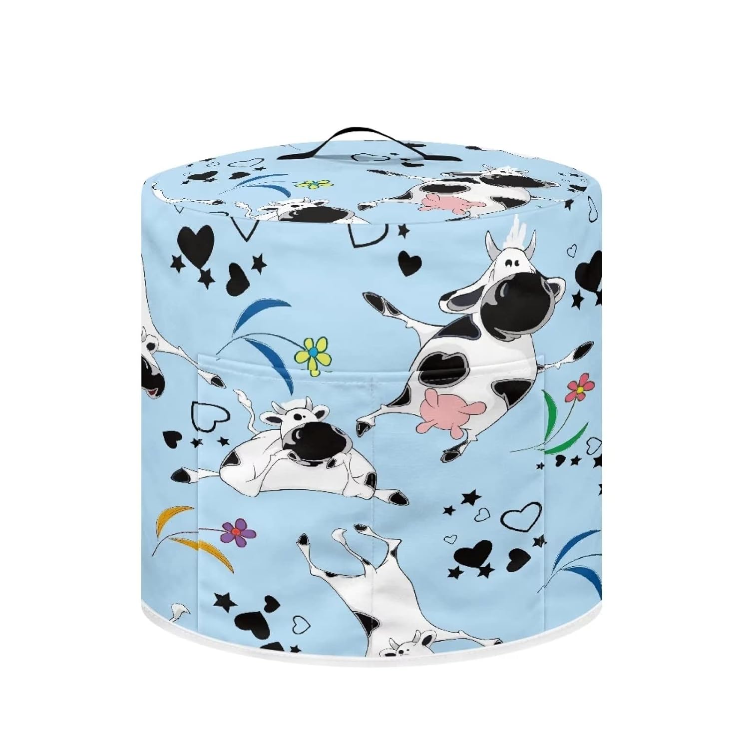 COEQINE Blue 3 Qut Rice Cooker Cover Dust Case With Handles Portable Pocket Lightweight Durtable Washable Kitch Appliance