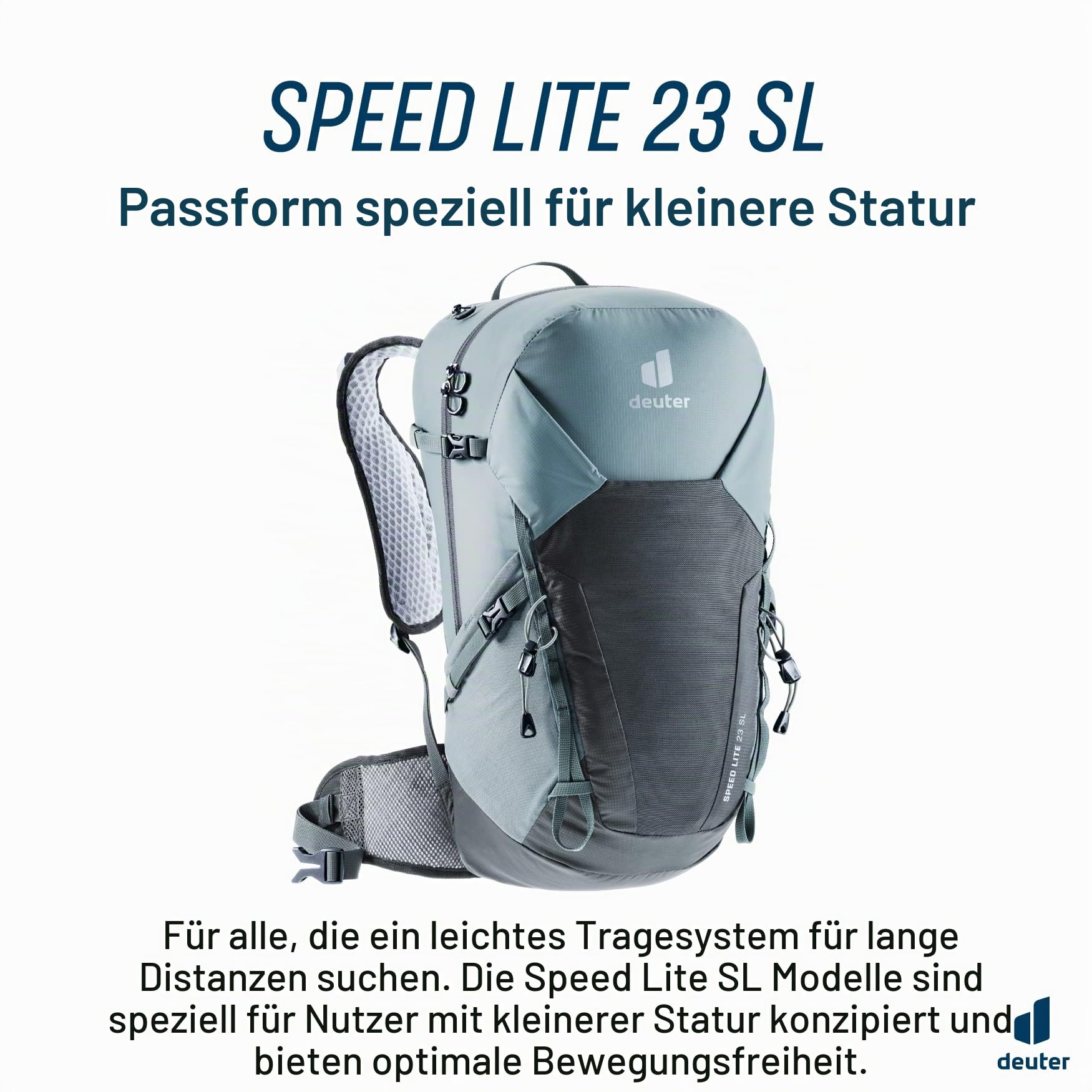 deuter Speed Lite 23 SL leichter Damen Wanderrucksack shale-graphite 23 L