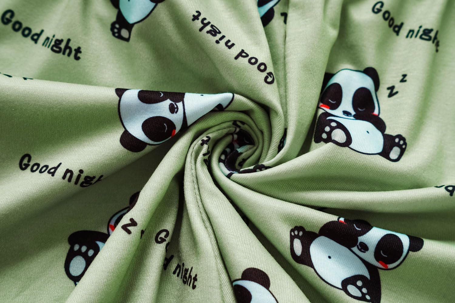 YIJIU Women Short Sleeve Tee and Shorts Pajama Set Cute Alpaca Print Sleepwear - Image 9