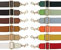 Vista 6 de Allzedream - Correa ancha ajustable para bolso, bolso cruzado con extremos de cuero