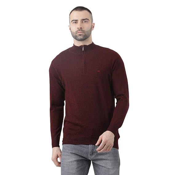 Pure Wool High Neck Pullover 