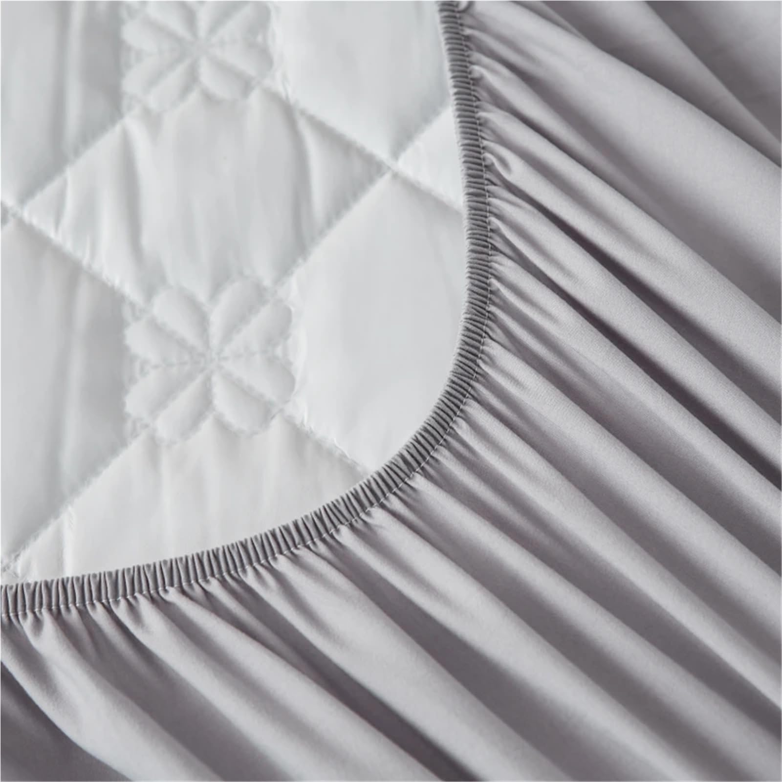 Funda de colchón Impermeable, Gruesa, Acolchada, algodón, sábana Ajustable para ColchóN(Pink,140x190x30cm)