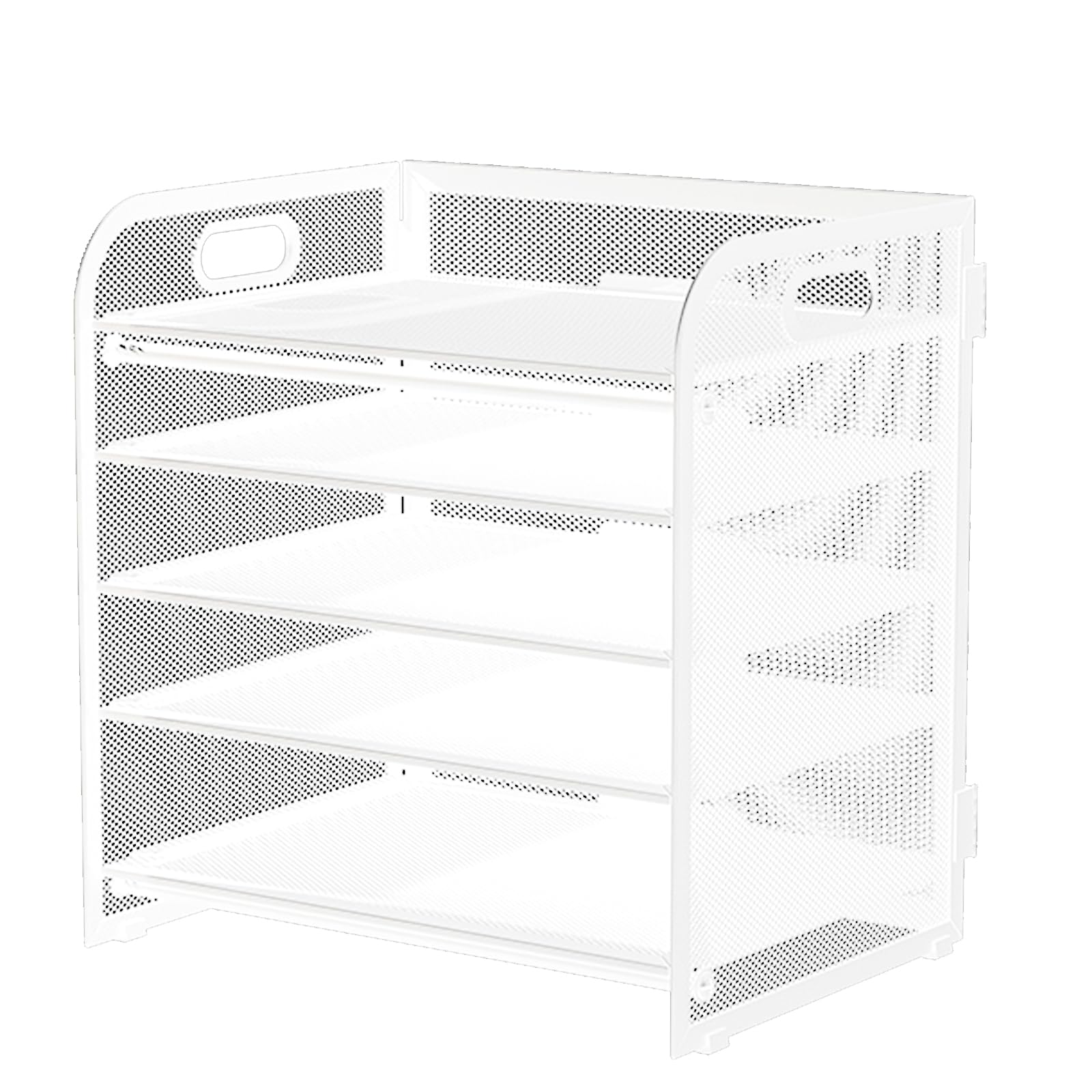 MLWSKERTY Multifunction File Letter Tray Organizers With Sliding Drawer And 2 Pen Holder Space Saving Office Desk Organizers