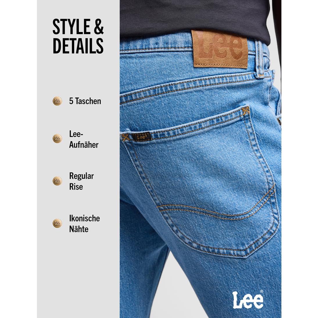 Lee Herren-Jeans Luke – Bild 6