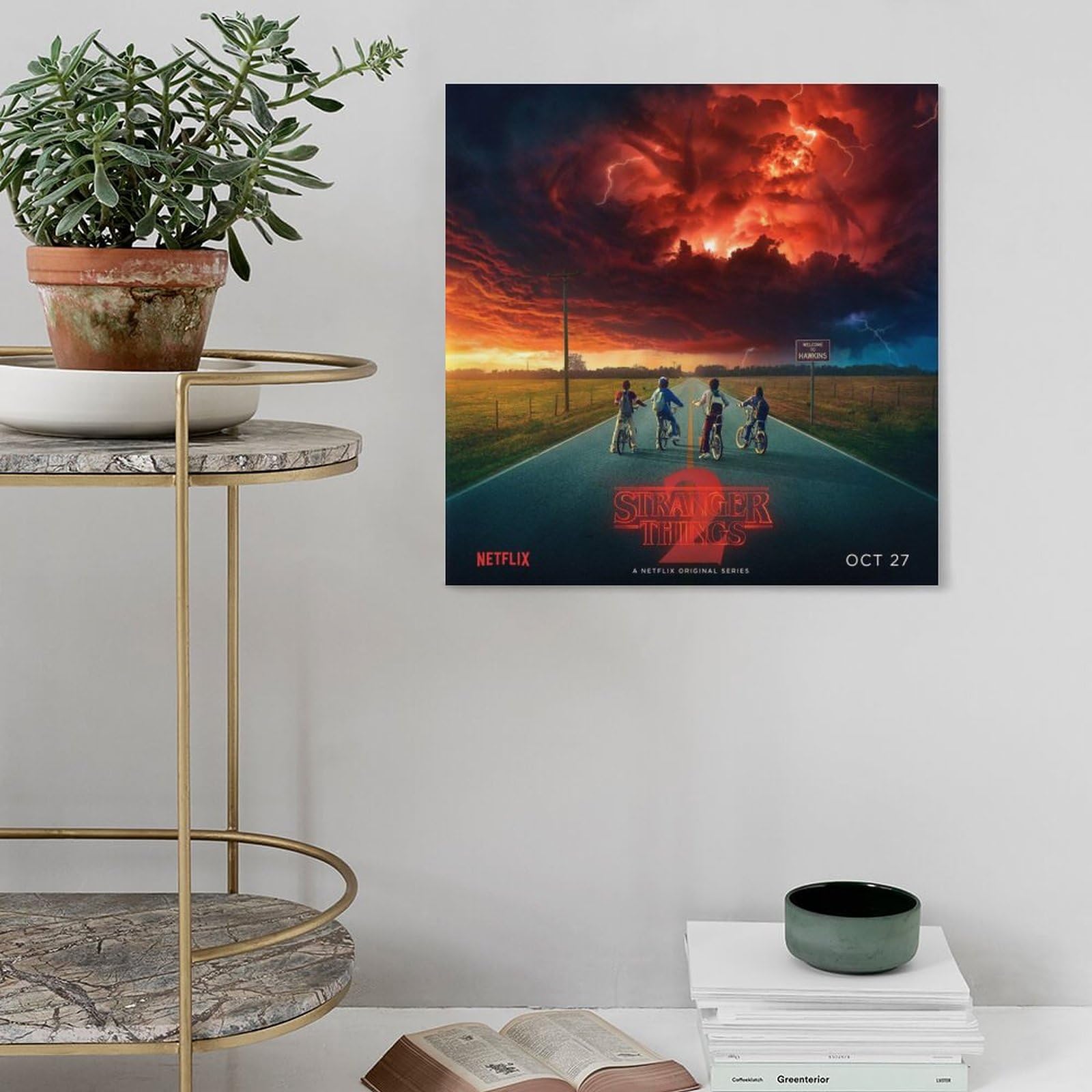 Amazon.co.jp: 映画『ストレンジャー・シングス』アートポスター 印刷