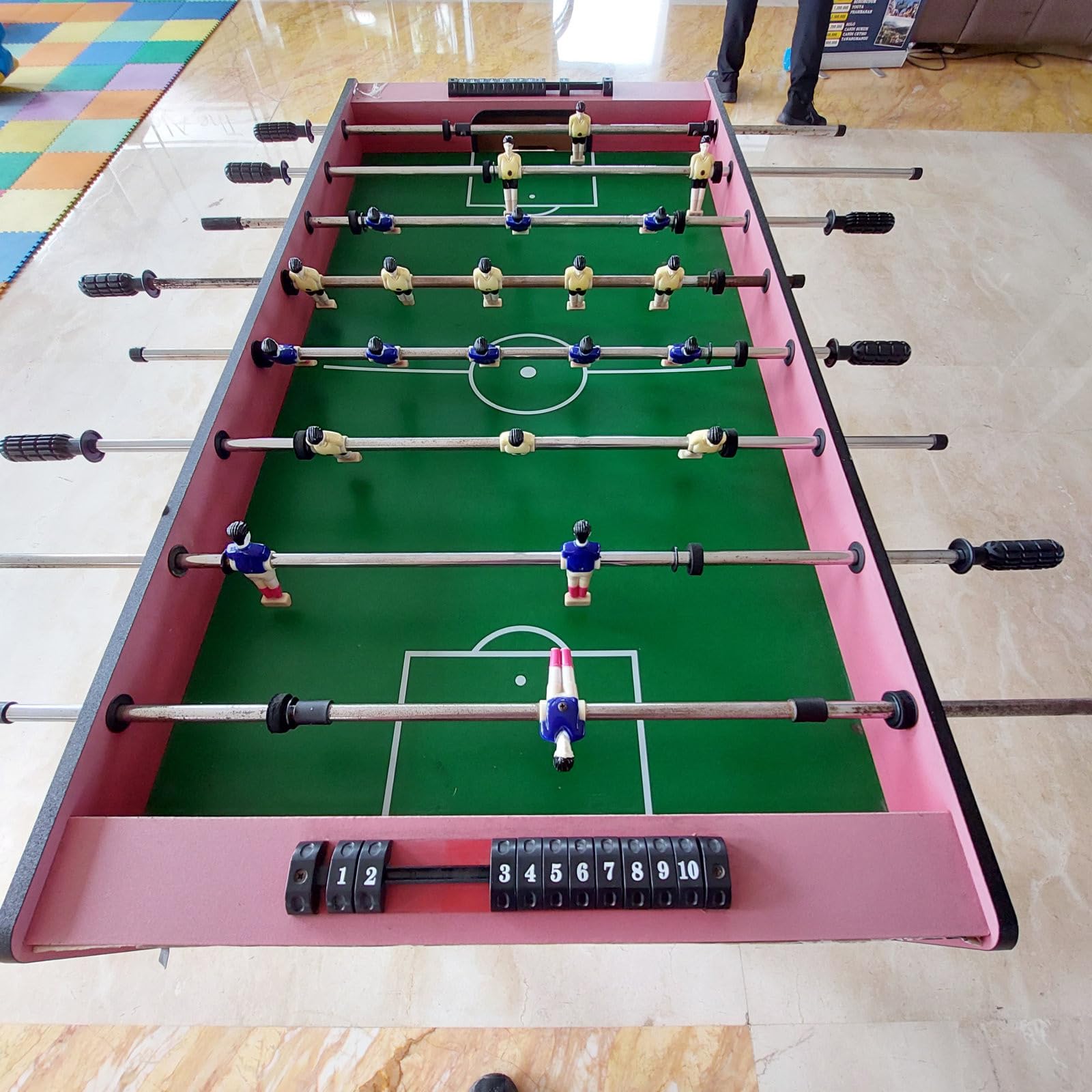 Manopole per Calcio da Tavolo in PVC Nero Sostitutive 0,7 M