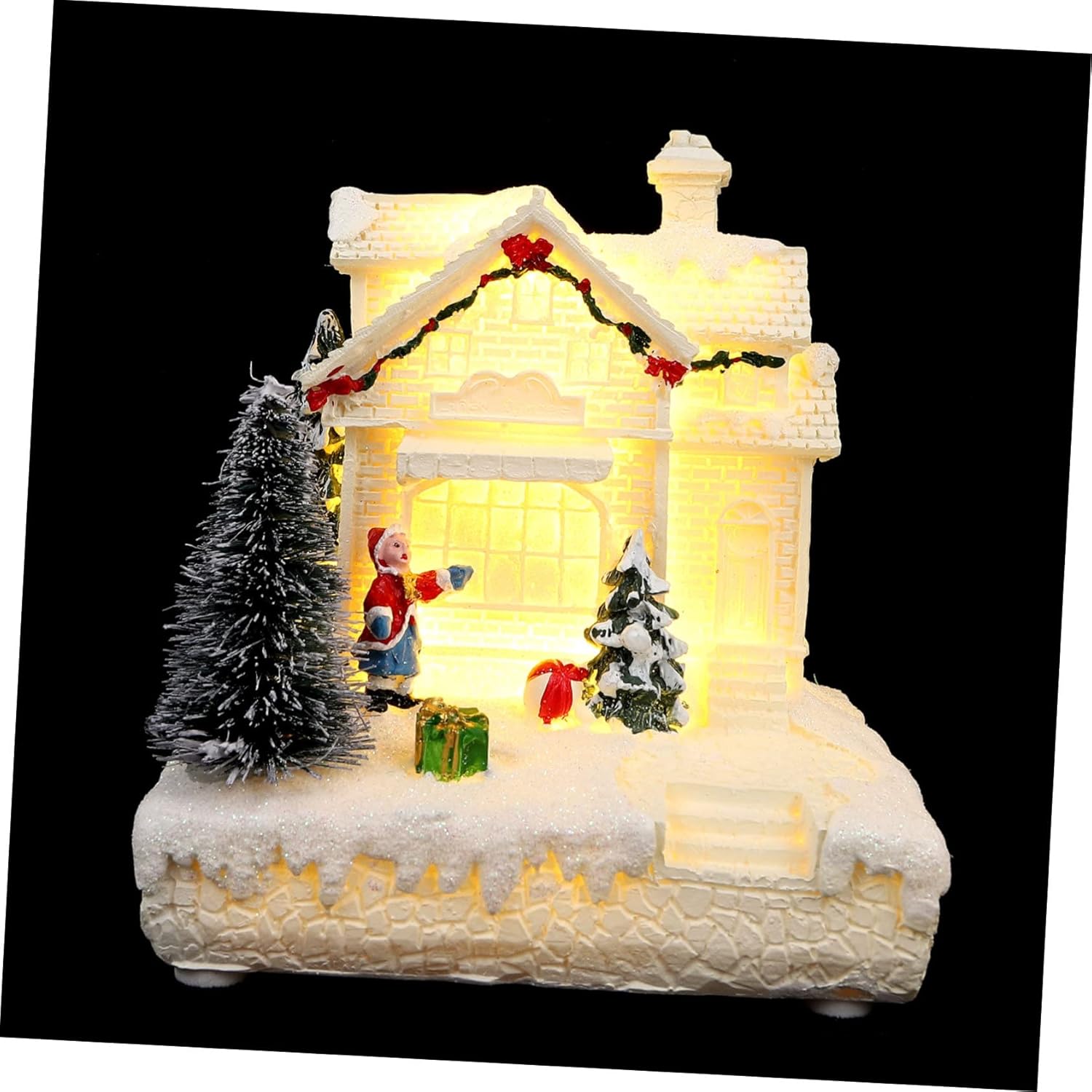 STOBAZA 1pc Mini Christmas House Decor Charming Ornament for Holiday Parties Festivals Home Decoration Creates Romantic Atmosphere for Family and Friends