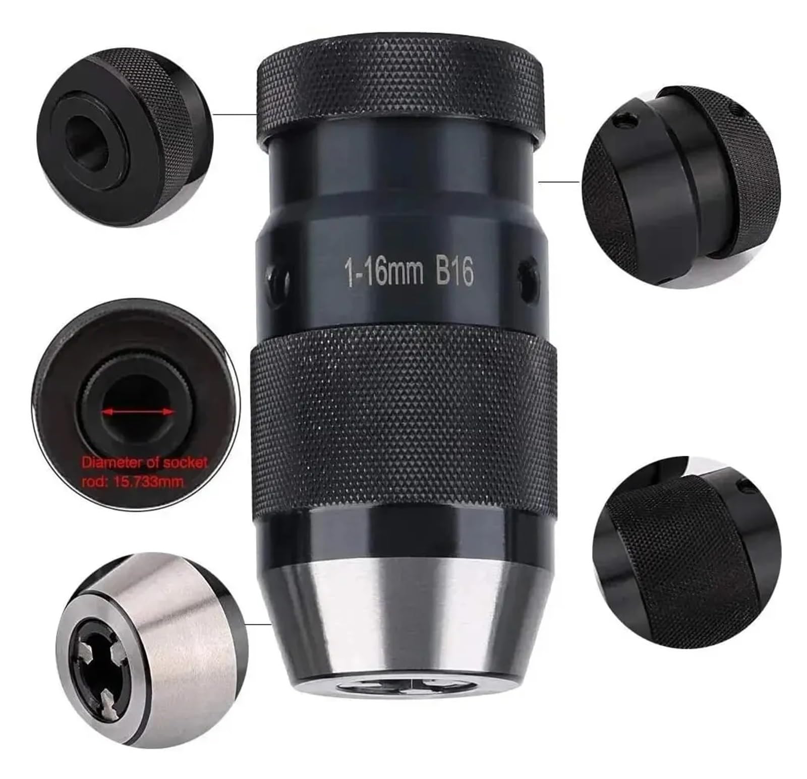 Chuck collets Self-tightening keyless collets B10 B12 B16 B18 B22(B16(1-16MM))