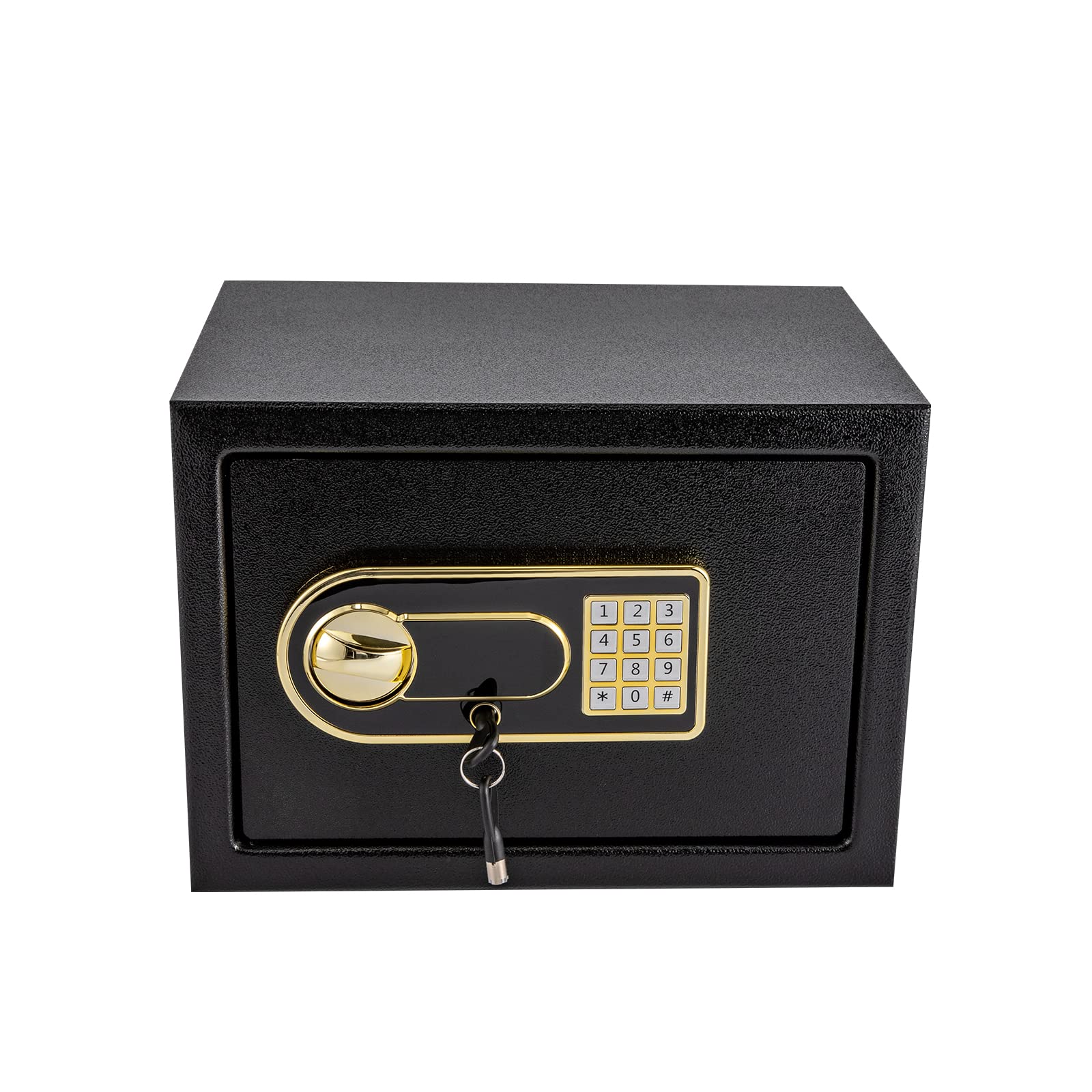 Cassaforte elettronica, cassaforte per mobili, cassaforte per documenti, cassaforte con password digitale, cassaforte di sicurezza in acciaio con sistema di allarme, chiavi di emergenza, 13 x