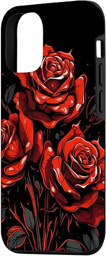 Miniatura 5 de Funda estética gótica gótica para iPhone 11 con rosas rojas
