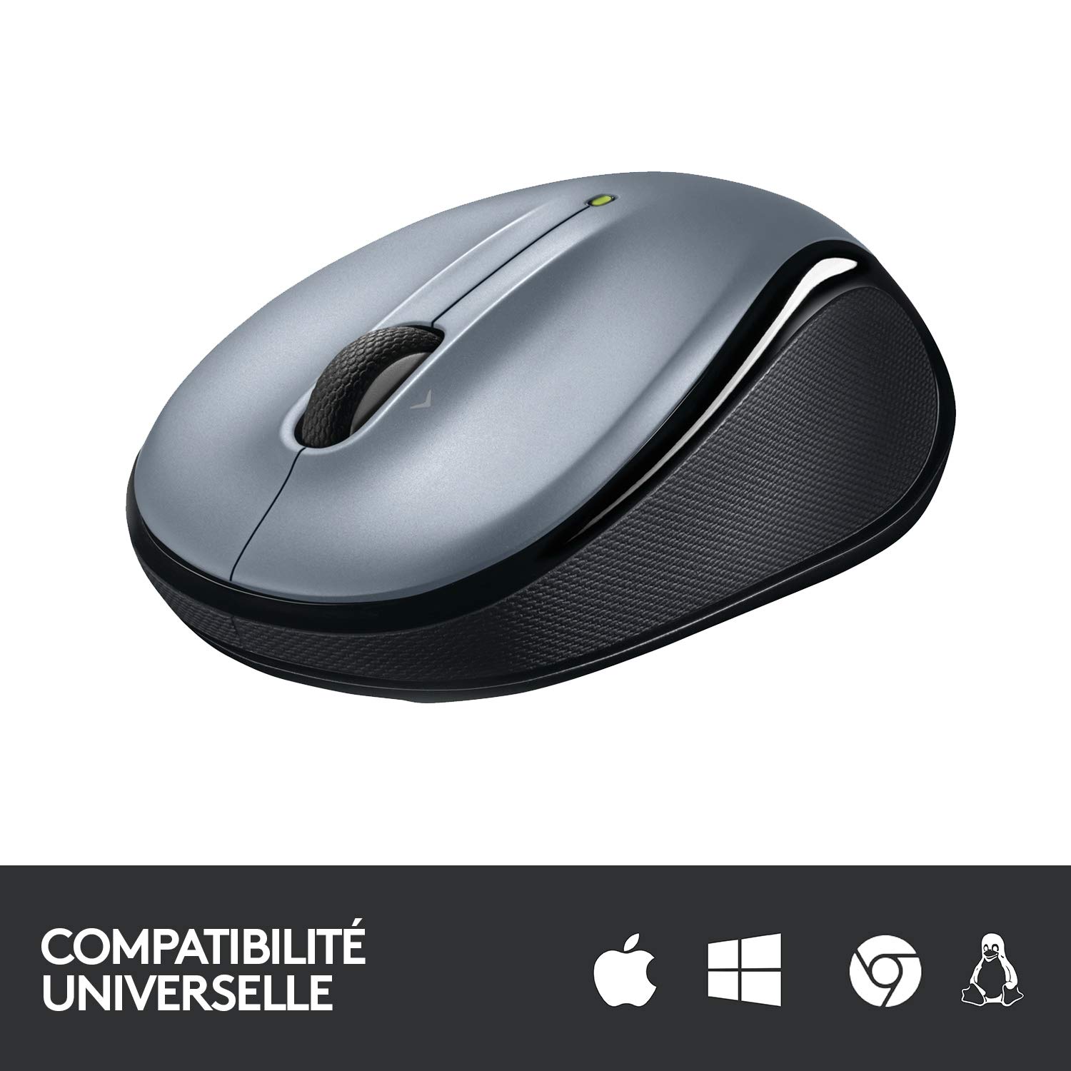 Souris Sans Fil Logitech M325 – Grise – Laser – Récepteur Nano Inclus – Occasion