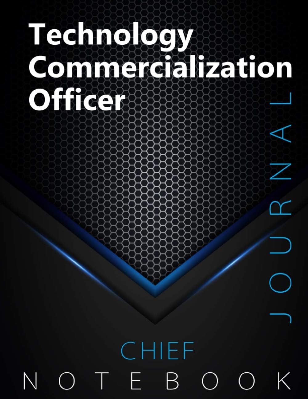 Chief Technology Commercialization Officer Journal, CTCO Notebook, Executive Journal, Office Writing Notebook, Daily Decisions & Action Items Notebook, 140 pages, 8.5” x 11”, Glossy cover, Black Hex