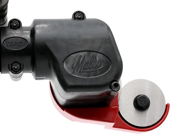Malco TurboShear TSPC1 Rotary Panel Cutter Drill Attachment for Cutting Metal, Vinyl, Ribbed Roofing & Wall Panels Dual Cutting Wheels, 22-Gauge Capacity, Clean & Precise Cuts.