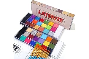 UCanBE Athena Face & Body Paint Palette with Paintbrushes Set